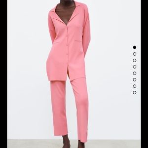 ZARA Pink knit pants - BRAND NEW WITH TAGS. NEVER WORN -